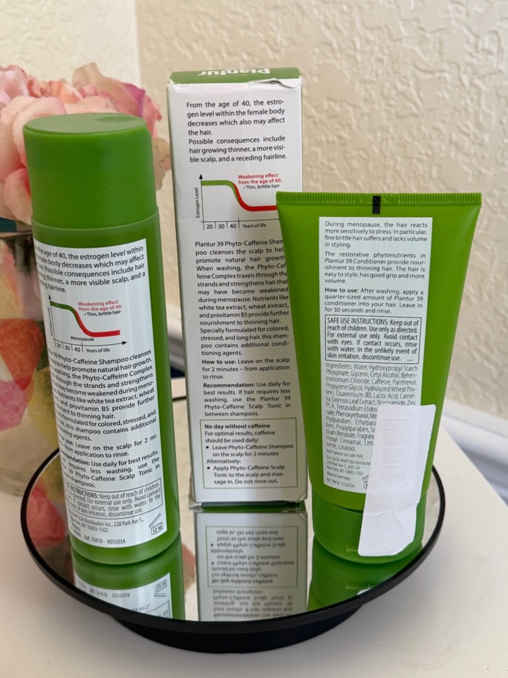 Plantur 39 Bundle Hair Care Phyto-Caffeine Shampoo & Conditioner Over 40 - Picture 4 of 11
